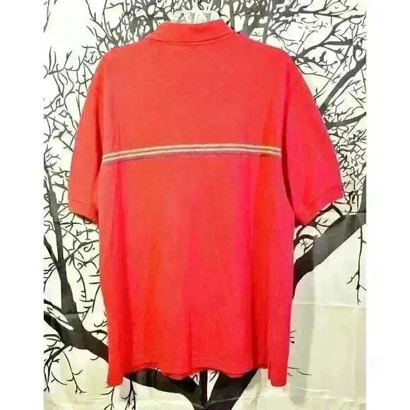 CROSSINGS Men's Polo Golf Tennis Shirt RED Stretch Comfort size XL - Picture 2 of 3